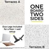 پس زمینه دو طرفه V-FLAT WORLD Duo-Board (Terrazzo A / Terrazzo B، 60x60 سانتی متر)