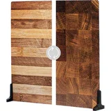 پس زمینه دو طرفه V-FLAT WORLD (تخته برش قدیمی / تخته قصابی، 60x60 سانتی متر)