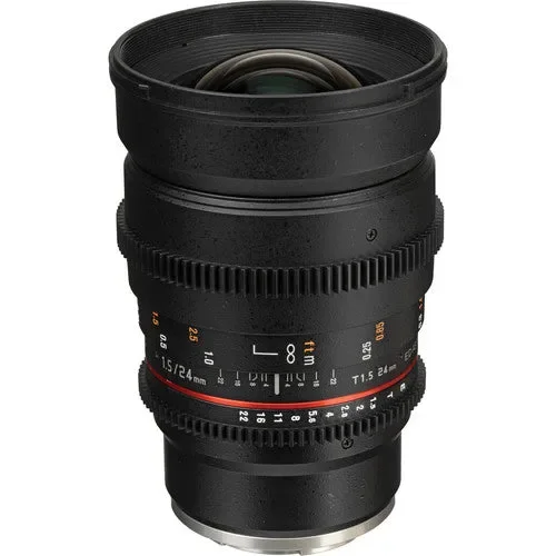 لنز سینمایی 24mm T1.5 VDSLRII Samyang برای Sony E-Mount