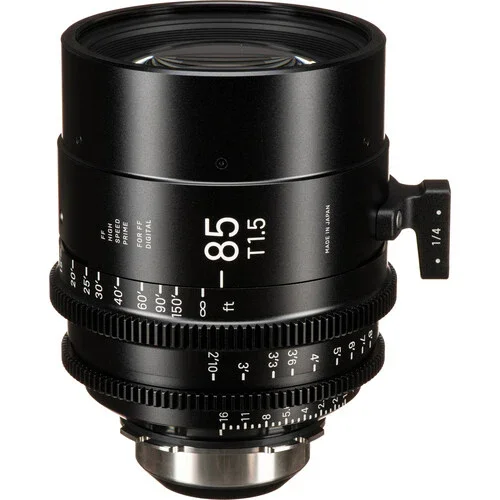لنز سینمایی پرایم سریع سیگما 85mm T1.5 FF با تکنولوژی /i (فوت)