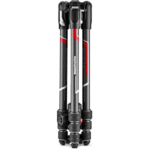 سه پایه مسافرتی فیبر کربنی پیشرفته Manfrotto Befree به همراه هد توپی 494 (قفل چرخشی، مشکی)