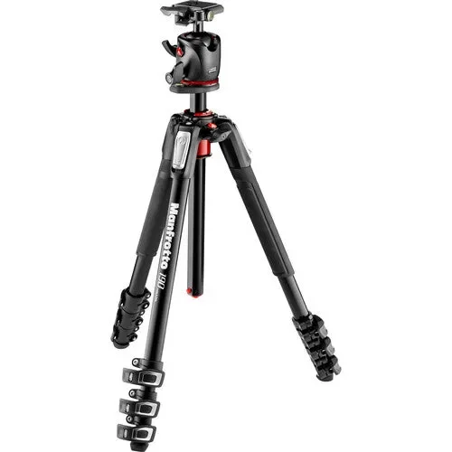 سه پایه آلومینیومی Manfrotto MK190XPRO4-BHQ2 به همراه هد توپی XPRO و صفحه QR 200PL