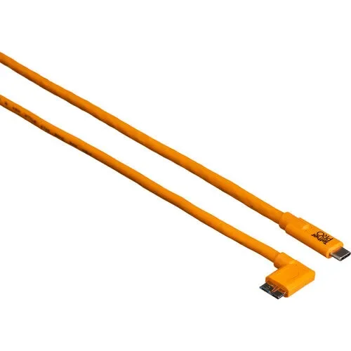 کابل اتصال دوربین Tether Tools TetherPro USB Type-C به Micro-USB 3.0 Type B (4.5 متر، نارنجی، زاویه راست) کابل اتصال دوربین Tether Tools TetherPro USB Type-C به Micro-USB 3.0 Type B (4.5 متر، نارنجی، زاویه راست)