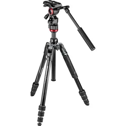کیت سه پایه فیلمبرداری آلومینیومی Manfrotto Befree Live با قفل های چرخشی پا