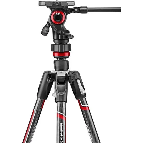 کیت سه پایه فیلمبرداری کربنی Manfrotto Befree Live با قفل های چرخشی پا کیت سه پایه فیلمبرداری کربنی Manfrotto Befree Live با قفل های چرخشی پا