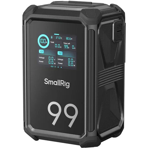 باتری هوشمند SmallRig X-Touch X99 (99Wh, V-Mount) با مقاومت سه گانه باتری هوشمند SmallRig X-Touch X99 (99Wh, V-Mount) با مقاومت سه گانه