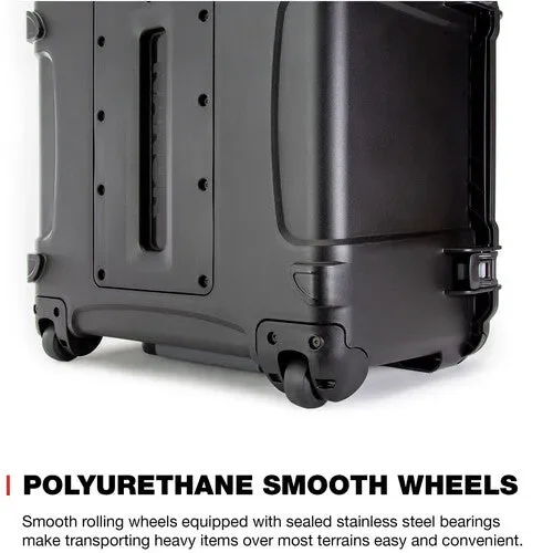 کیف سخت چرخ دار نانوک 970 با فوم داخلی (مشکی، 134 لیتر)