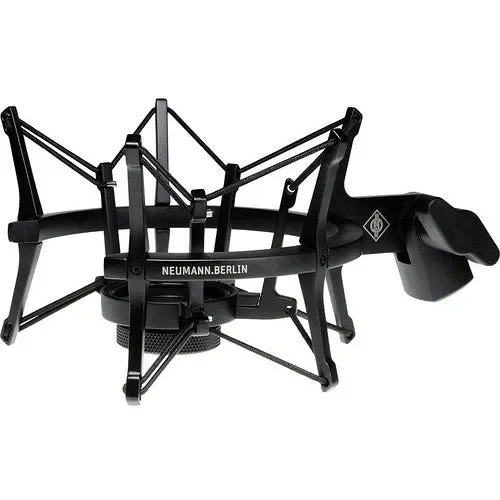 میکروفون کاندنسر کاردیوید دیافراگم بزرگ نویمان TLM 102 BK Studio Set به همراه لرزه‌گیر (مشکی)