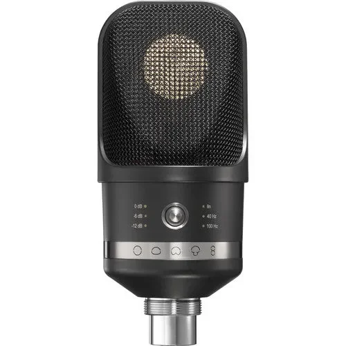 میکروفون استودیویی خازنی دیافراگم بزرگ چند الگویی نویمان TLM 107 Studio Set BK به همراه لرزه‌گیر (مشکی)