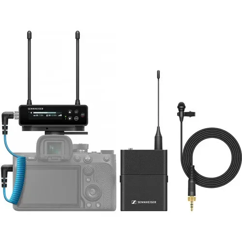 سیستم میکروفون یقه ای دیجیتال بی سیم امنی Sennheiser EW-DP ME 2 SET مناسب نصب روی دوربین