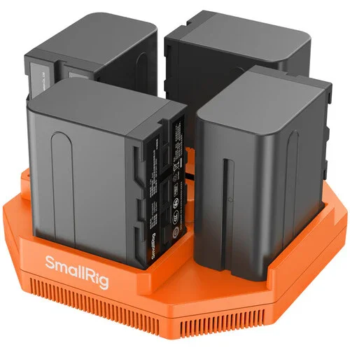 شارژر باتری 4 کاناله دوربین SmallRig سری L/NP-F شارژر باتری 4 کاناله دوربین SmallRig سری L/NP-F