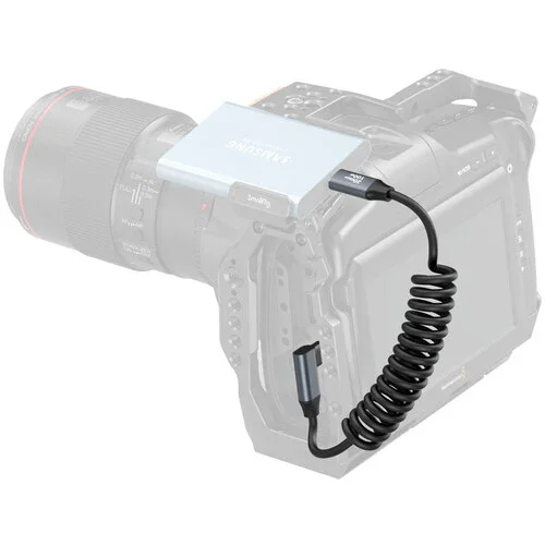 کابل فنری USB-C به USB-C راست زاویه دار اسمال ریگ (35 سانتی متر) کابل فنری USB-C به USB-C راست زاویه دار اسمال ریگ (35 سانتی متر)