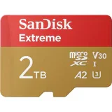 کارت حافظه 2 ترابایتی SanDisk Extreme UHS-I microSDXC به همراه آداپتور SD