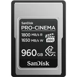 کارت حافظه 960 گیگابایتی SanDisk PRO-CINEMA CFexpress Type A
