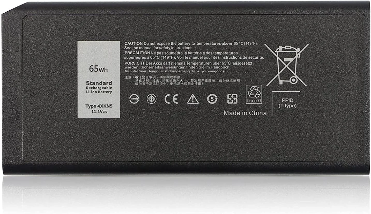 باطری 65Wh 4XKN5 CJ2K1 سازگار با Dell Latitude 14 Rugged 5404 5414 E5404 Extreme 7404 7414 E7404 Series P46G P46G001 P46G002 X8VWF 5XT3V VCWGN XRJDF XN4KN YGV51 453-BBBD 453-BBBE 6-Cell