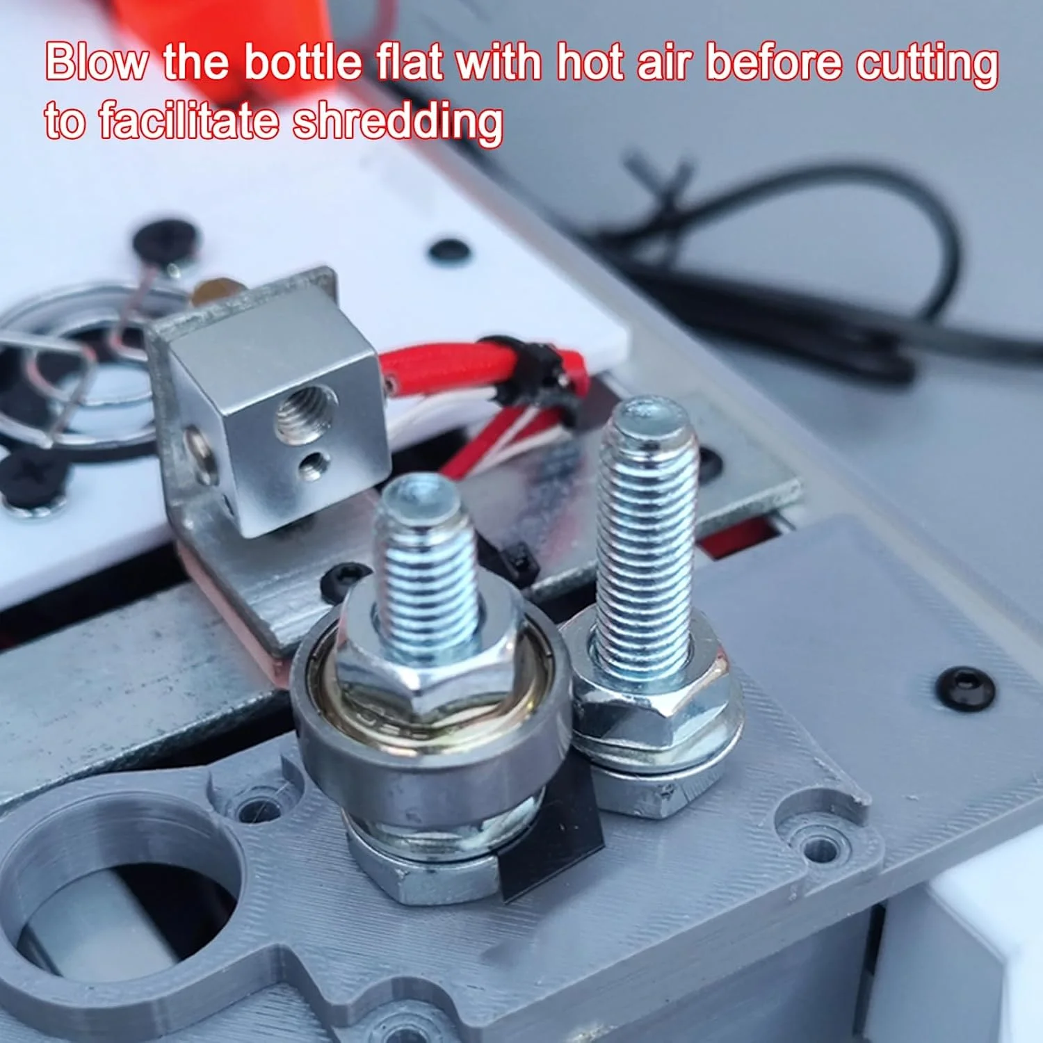 دستگاه تولید فیلامنت، اکسترودر پرینتر سه بعدی، اکسترودر رومیزی بازیافت PET با نمایشگر دیجیتال، بازیافت بطری PET بازیافتی، برای خانه، سازنده DIY (سبز)