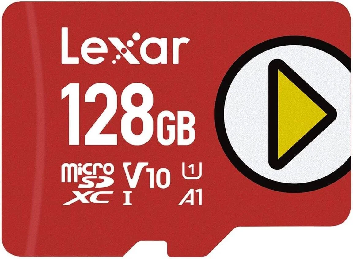 کارت حافظه میکرو اس دی Lexar PLAY با ظرفیت 128 گیگابایت، UHS-I، سرعت خواندن تا 150 مگابایت بر ثانیه، سازگار با کنسول نینتندو سوییچ، دستگاه های بازی قابل حمل، تلفن های هوشمند و تبلت ها | LMSPLAY128G-BNNNU