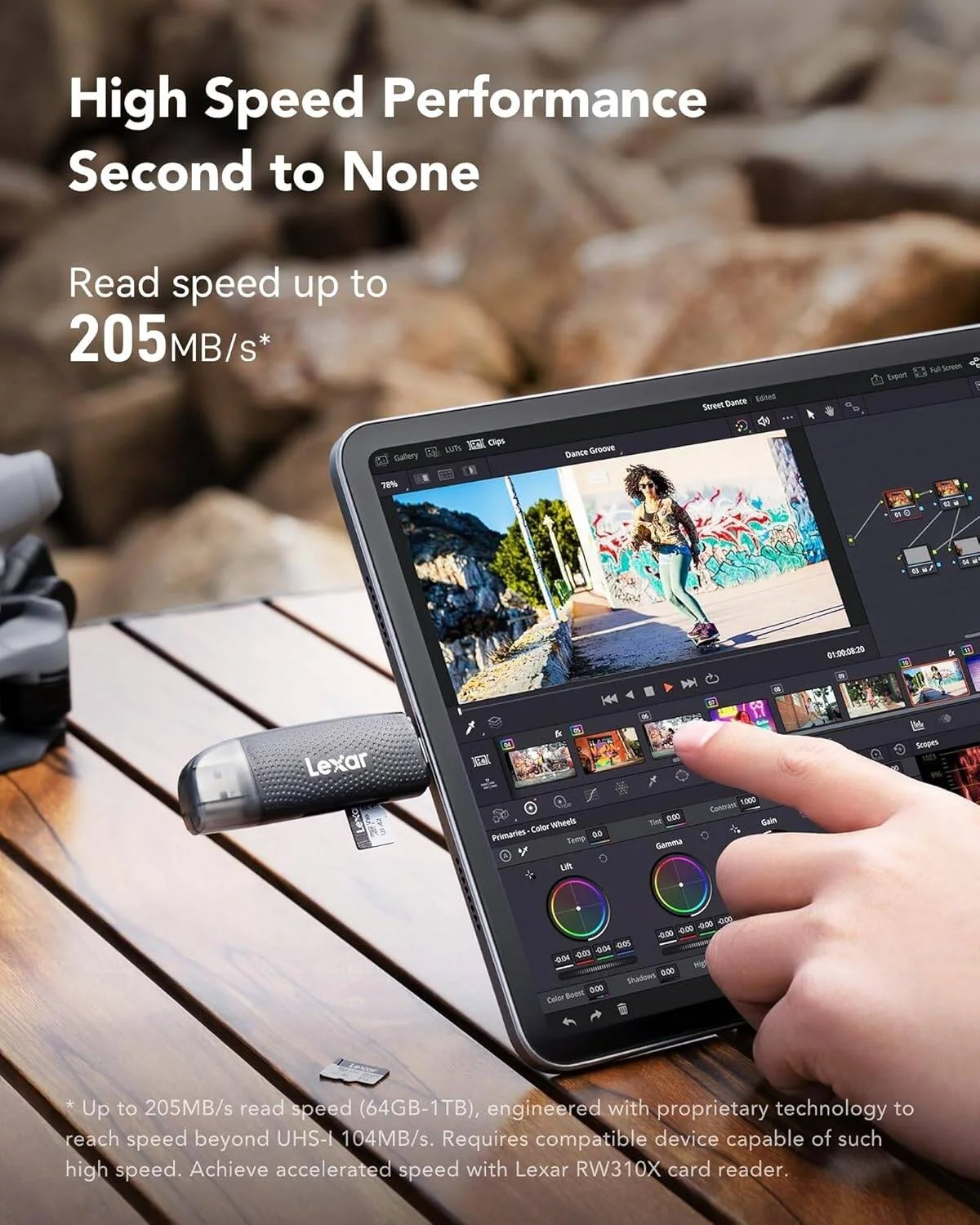 کارت حافظه میکرو اس دی Lexar Silver Plus با ظرفیت 128 گیگابایت، کارت Microsdxc TF با سرعت خواندن تا 205 مگابایت بر ثانیه، سرعت نوشتن 150 مگابایت بر ثانیه به همراه آداپتور کارت حافظه Micro SD+، A2، U3، Class 10، V30، مناسب برای ویدیوهای Full HD و 4K UHD