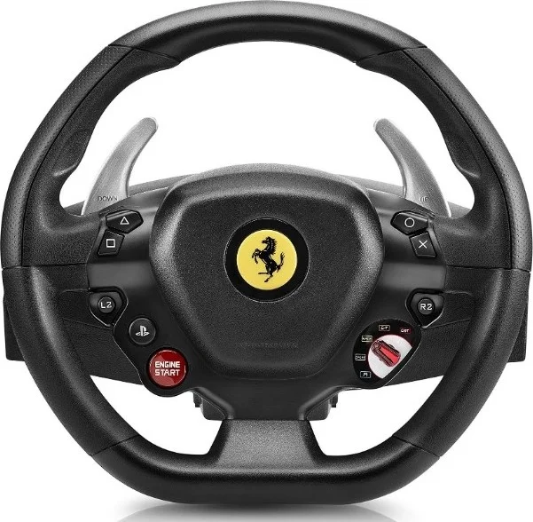فرمان مسابقه Thrustmaster T80 Ferrari 488 GTB Edition، پدالهای قابل تنظیم 2، سیستم سیم بانجی، مشکی | TM-WHL-T80FRARI488-GTB فرمان مسابقه Thrustmaster T80 Ferrari 488 GTB Edition، پدالهای قابل تنظیم 2، سیستم سیم بانجی، مشکی | TM-WHL-T80FRARI488-GTB