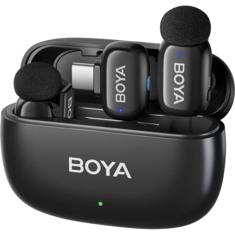 میکروفون یقهای بیسیم Boya Mini 14 با درگاه Type-C میکروفون یقهای بیسیم Boya Mini 14 با درگاه Type-C