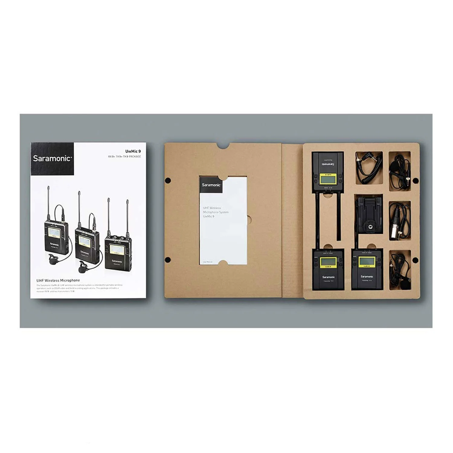 میکروفون بیسیم Saramonic UwMic9 Kit2 میکروفون بیسیم Saramonic UwMic9 Kit2