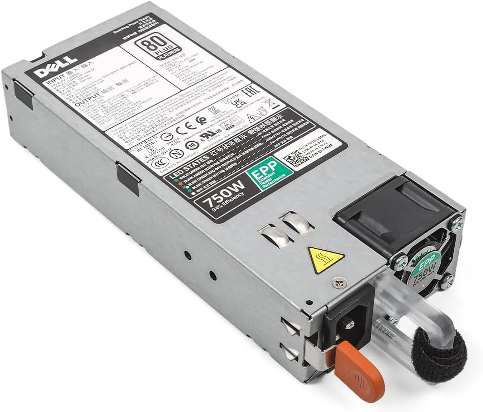 منبع تغذیه 750 واتی پلاتینیوم Dell PowerEdge نسل سیزدهم/چهاردهم - 0KTW3M (بازسازی شده)