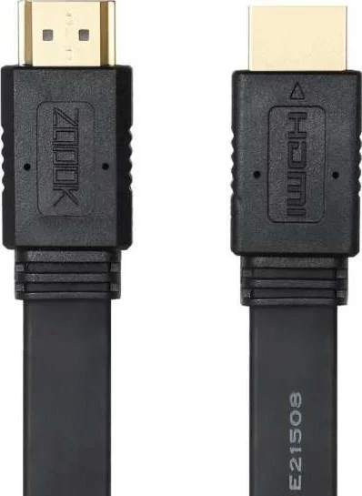 کابل HDMI تخت فوق سریع با روکش طلا، پشتیبانی از 1080P، اترنت، 3D، 4K - 10 متر