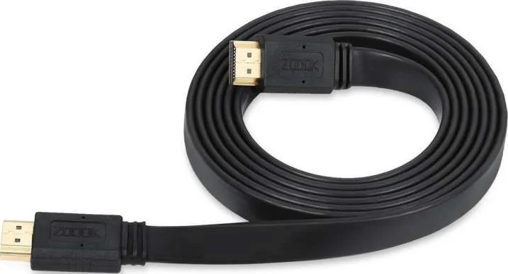 کابل HDMI تخت فوق سریع با روکش طلا، پشتیبانی از 1080P، اترنت، 3D، 4K - 10 متر