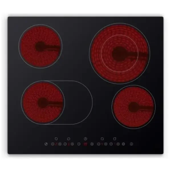 اجاق گاز صفحه‌ای توکار میدیا با ۴ شعله - MCHF645