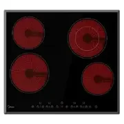 اجاق گاز صفحه‌ای توکار میدیا با ۴ شعله - MCHF645