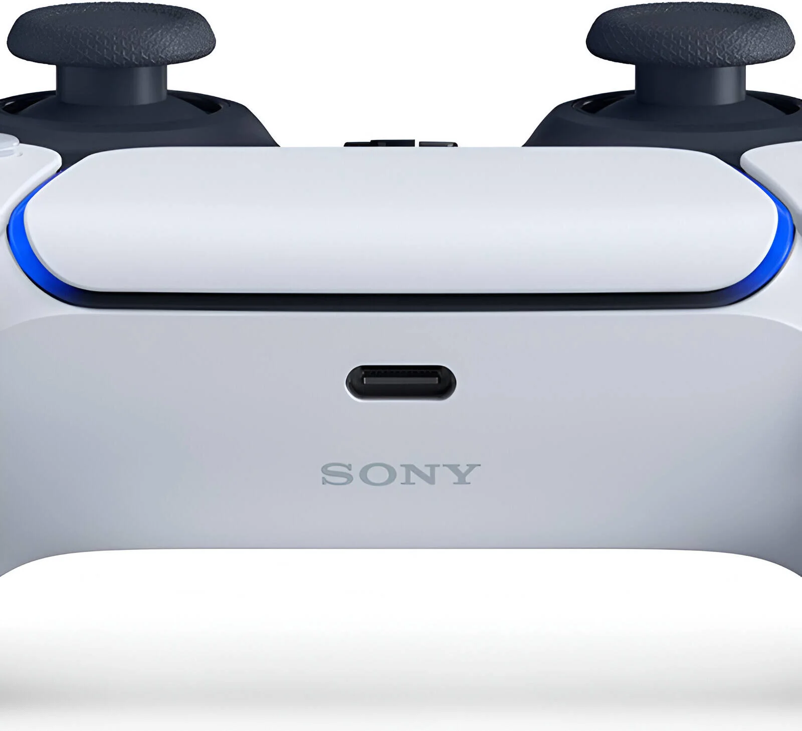 دسته بازی بی سیم DualSense پلی استیشن 5 سونی، بازخورد لمسی و محرک های تطبیقی، فناوری بلوتوث، میکروفون داخلی، جک هدست و بلندگو، باتری داخلی و USB Type-C، سفید | PS5DSW