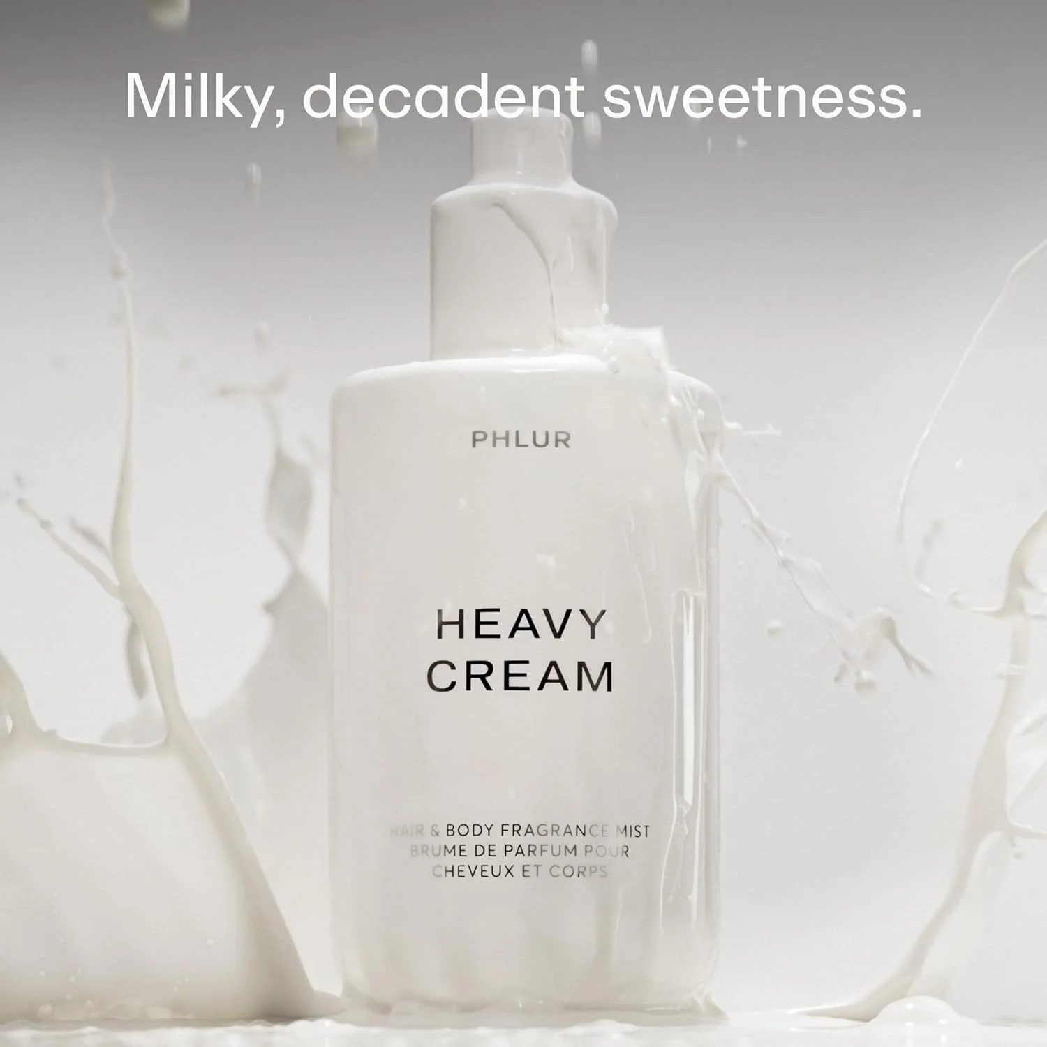 اسپری بدن PHLUR Heavy Cream - اسپری مو و بدن با رایحه مارشمالو، خامه زده شده، یاس، نارگیل و وانیل (240 میلی لیتر)