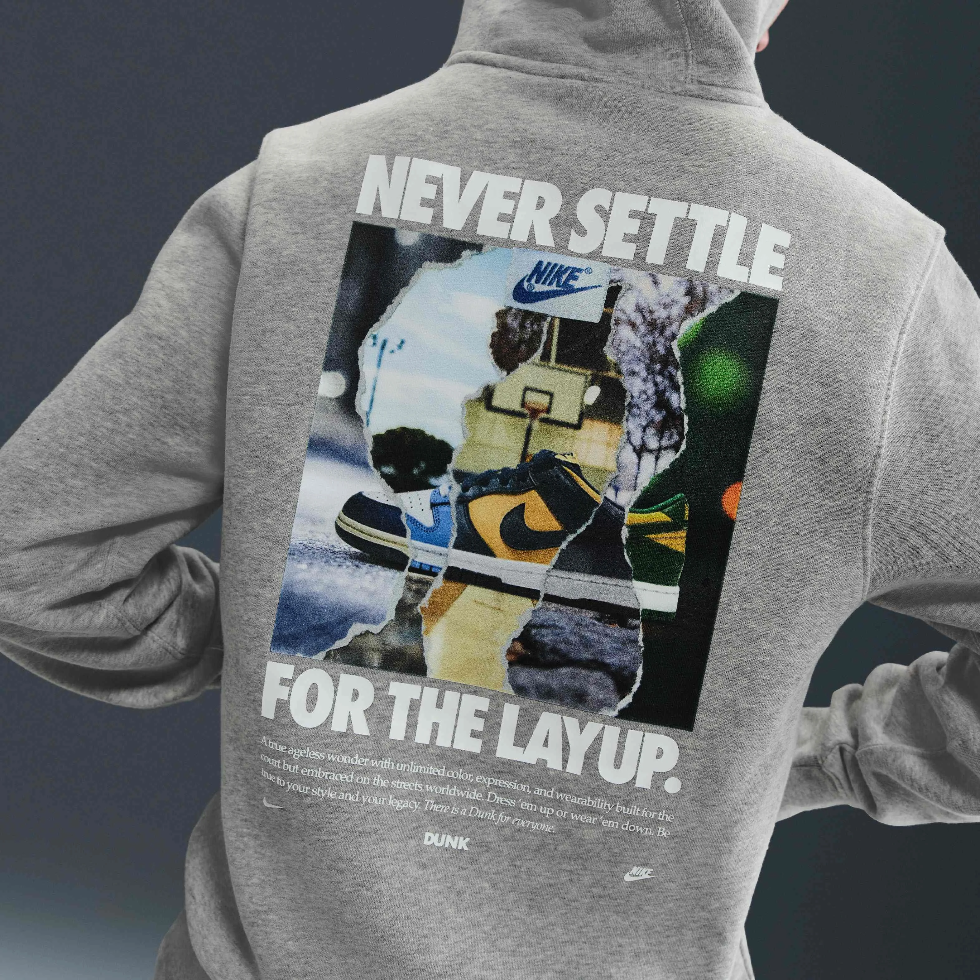 هودی پشمی مردانه نایکی مدل Club - خاکستری تیره هودی پشمی مردانه نایکی مدل Club - خاکستری تیره