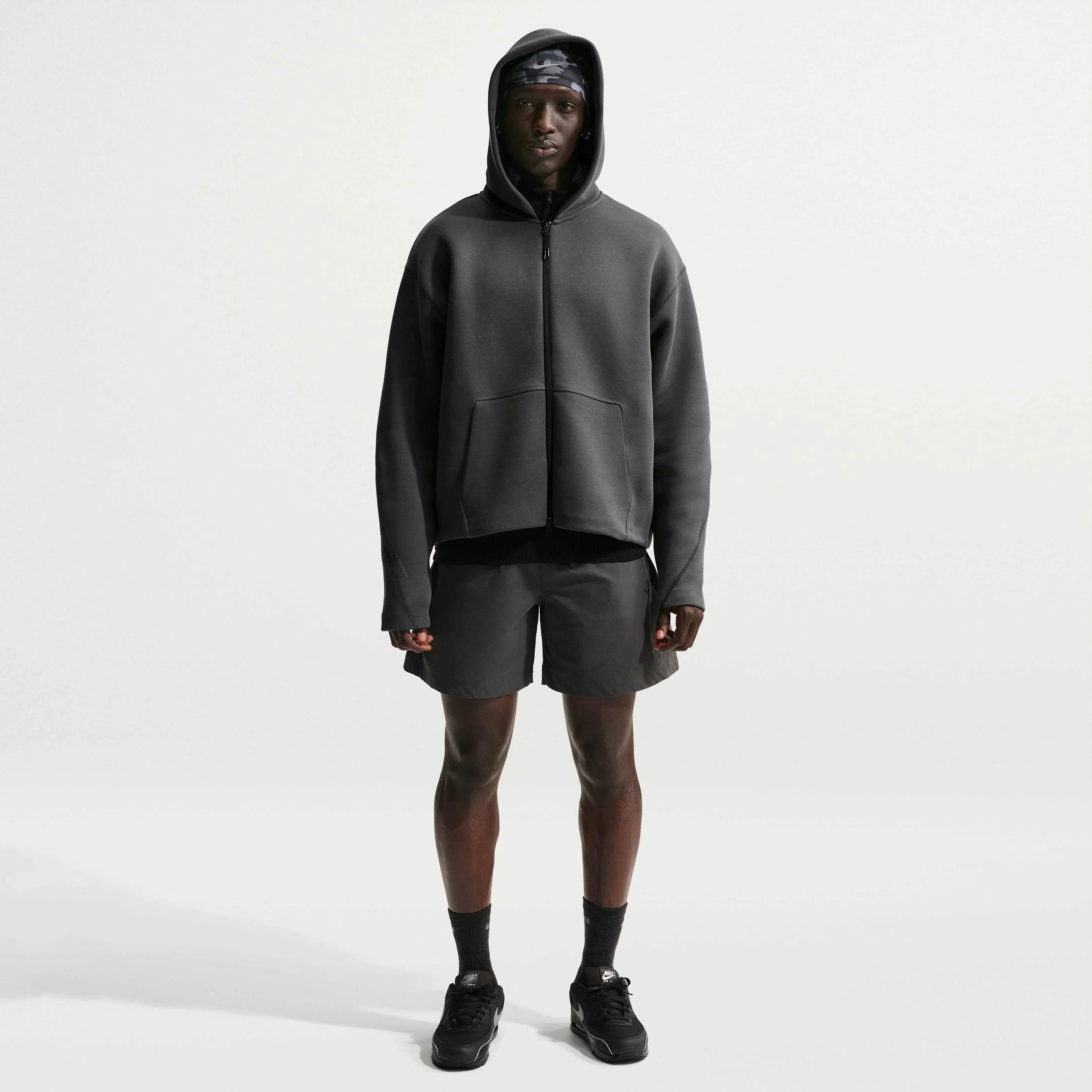 هودی زیپ‌دار پشمی مردانه نایک تک