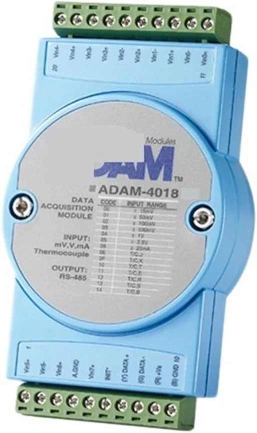 ماژول جمع آوری آنالوگ ADAM-4018 ماژول ورودی/خروجی از راه دور 4 کاناله کنترل جمع آوری ماژول فرکانس شمارنده پرسرعت