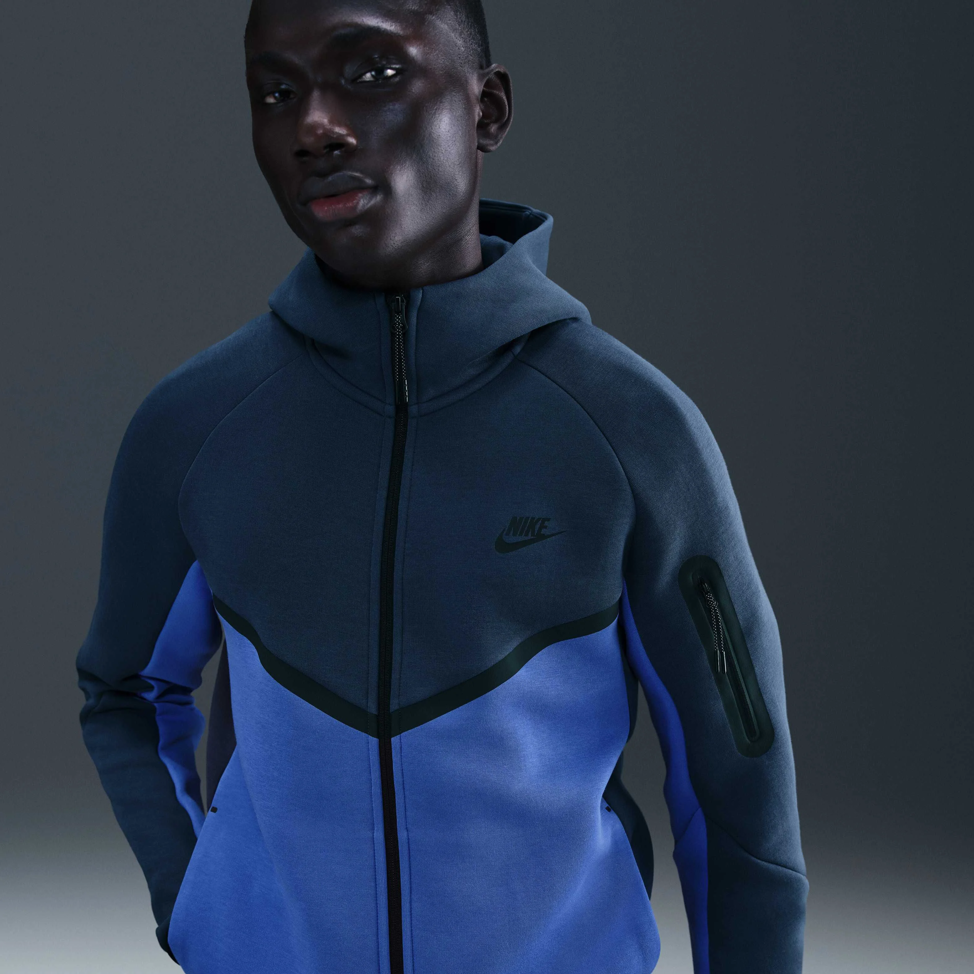 ژاکت ورزشی مردانه نایک Tech Fleece Windrunner با زیپ کامل
