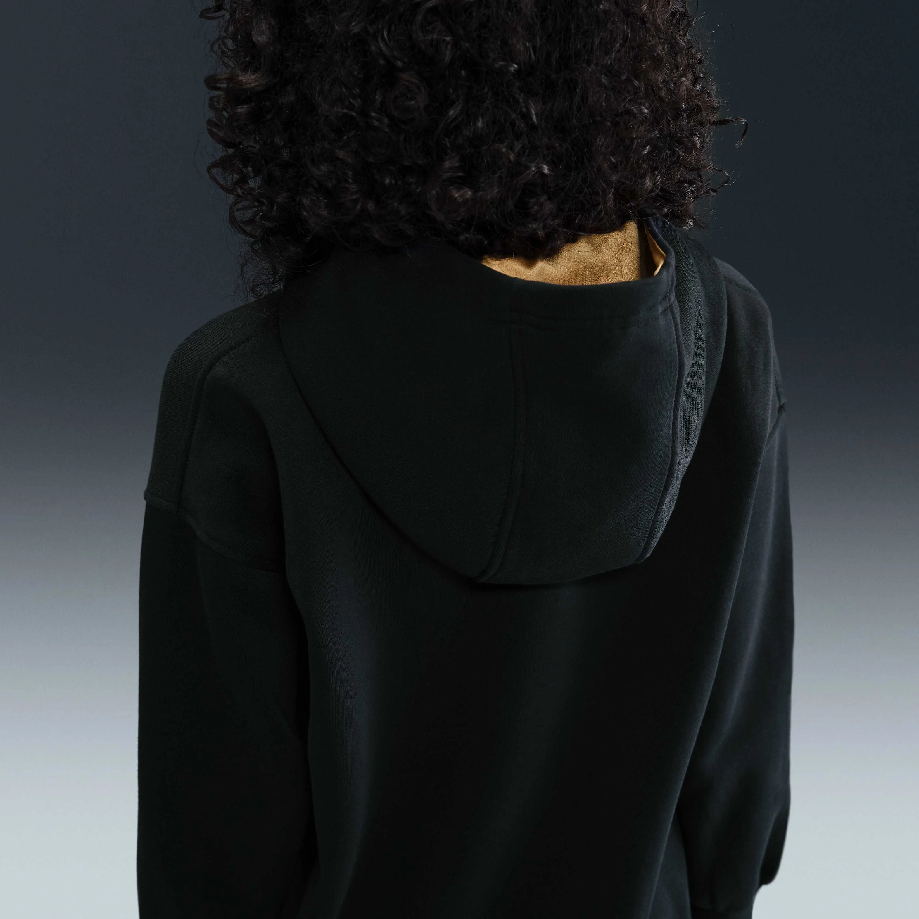 هودی بزرگ سایز بچه گانه (دخترانه) Nike Sportswear Club Fleece