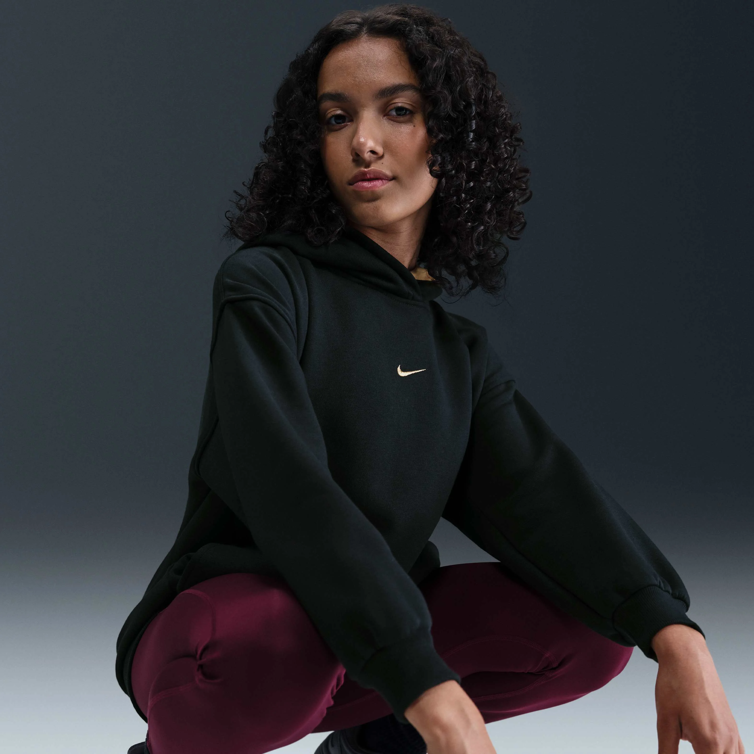 هودی بزرگ سایز بچه گانه (دخترانه) Nike Sportswear Club Fleece