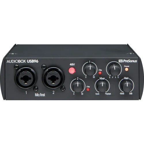 اینترفیس صوتی/میدی PreSonus AudioBox USB 96 USB-B - نسخه 25 سالگی