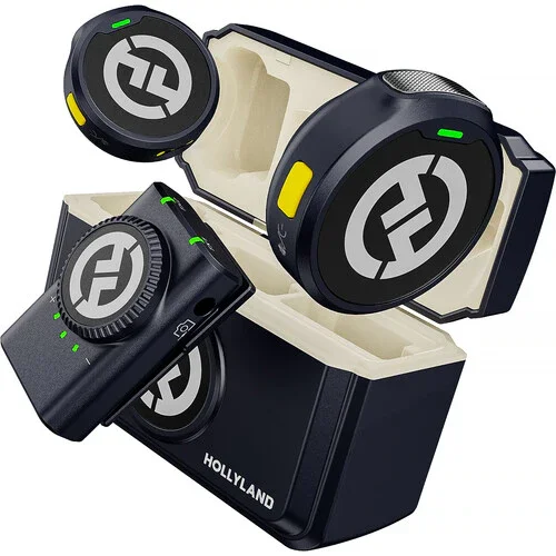 سیستم میکروفون بی سیم دو نفره Hollyland LARK M2 DUO قابل نصب روی دوربین