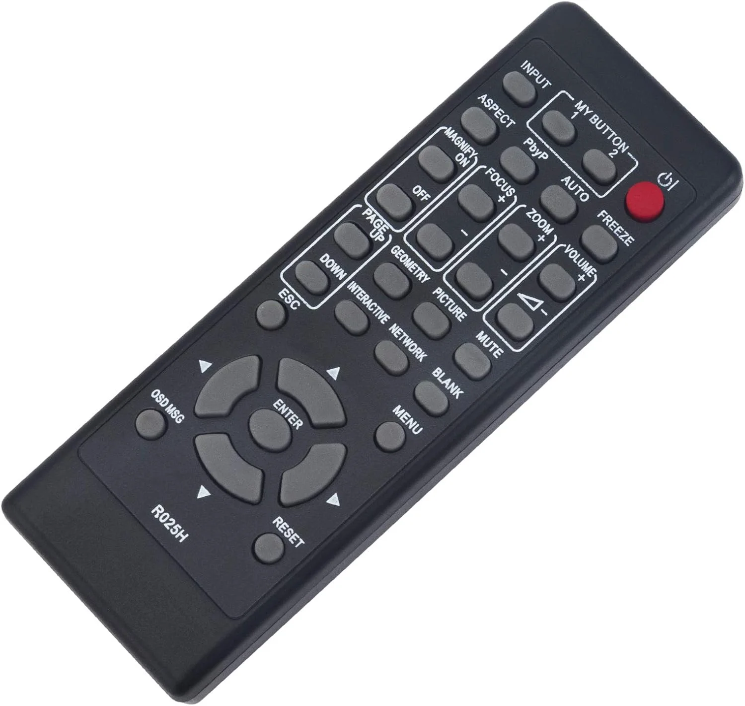 ریموت کنترل جایگزین Beyution R025H مناسب برای پروژکتورهای هیتاچی CP-EU4501WN CP-EU5001WN CP-EW3051WN CP-EW3551WN CP-EX3051WN CP-EW4051WN CP-EX5001WN CP-EX303 CP-EX353 CP-EX3551WN CP-EX4551WN