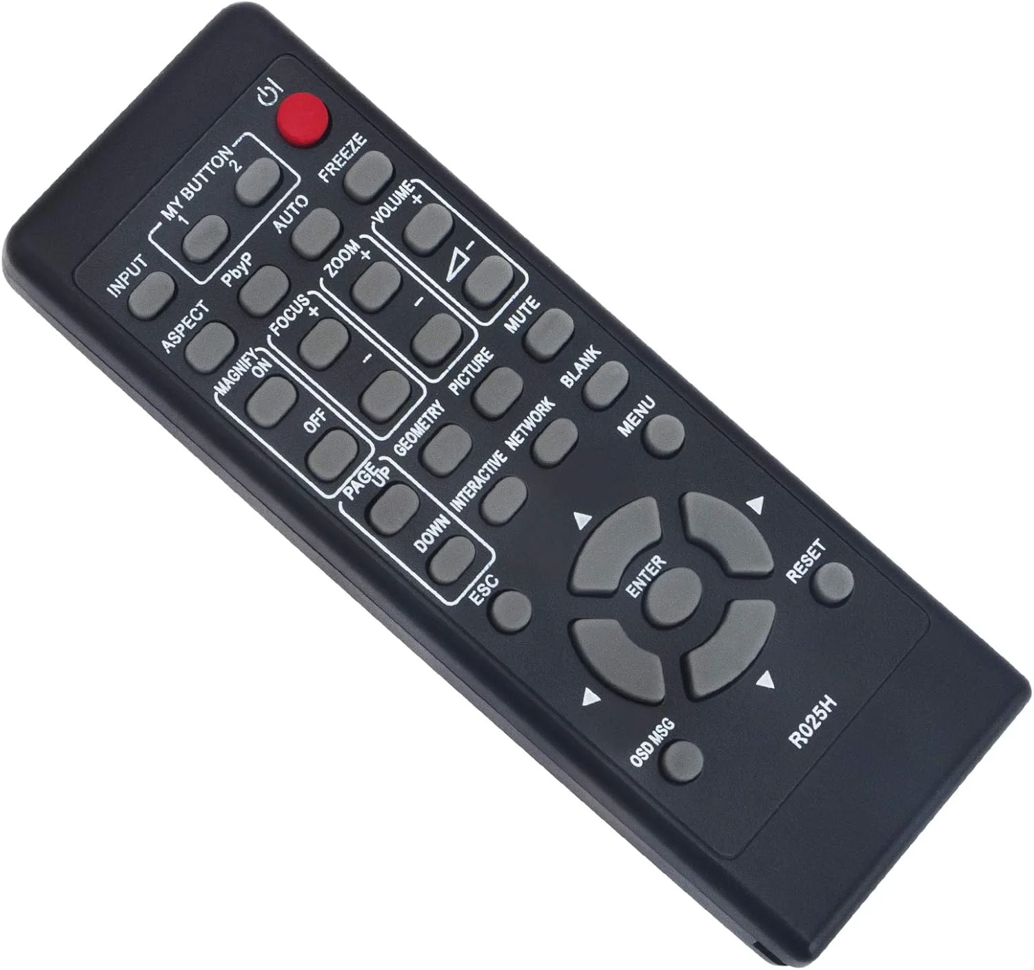 ریموت کنترل جایگزین Beyution R025H مناسب برای پروژکتورهای هیتاچی CP-EU4501WN CP-EU5001WN CP-EW3051WN CP-EW3551WN CP-EX3051WN CP-EW4051WN CP-EX5001WN CP-EX303 CP-EX353 CP-EX3551WN CP-EX4551WN