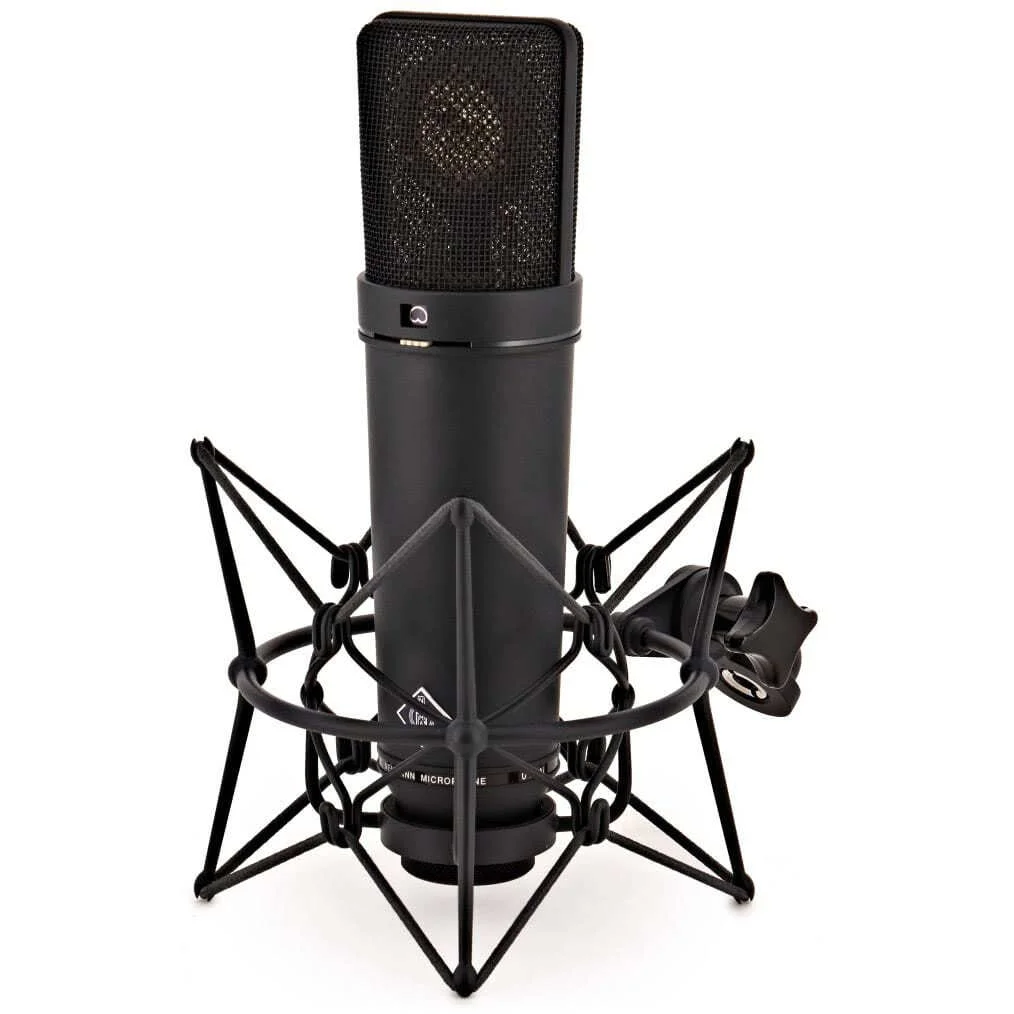 میکروفون کاندنسر دیافراگم بزرگ چند الگویی Neumann U87 Ai MT Studio Set (مشکی)