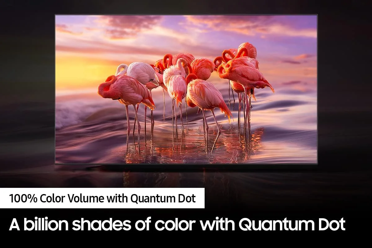 تلویزیون هوشمند 43 اینچی سامسونگ QLED 4K سری Q60B با نور پس زمینه Dual LED و Quantum HDR و دستیار صوتی Alexa (مدل بین المللی QE43Q60BAU، 2022) (بازسازی شده)