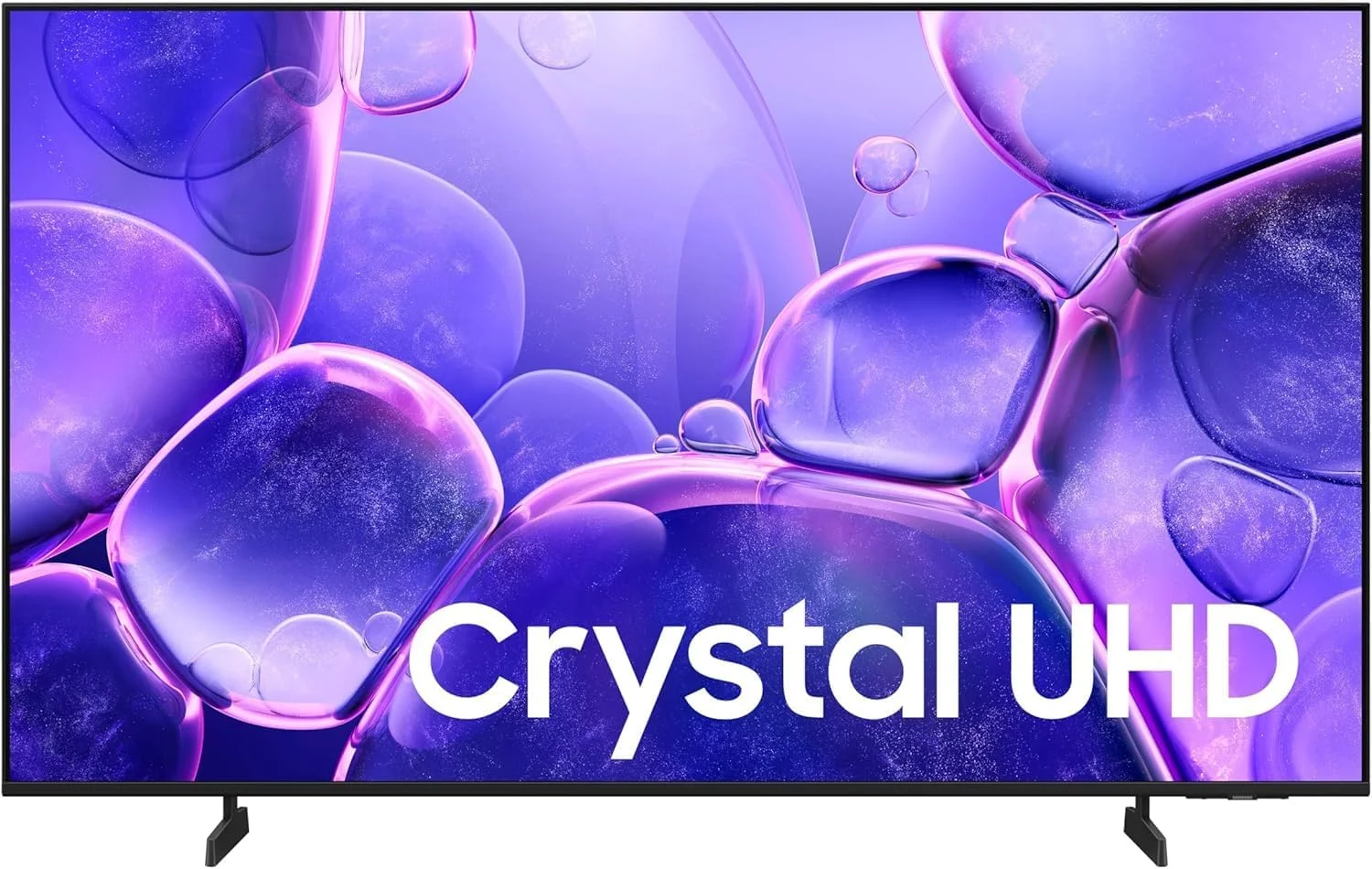 تلویزیون هوشمند 58 اینچ سامسونگ مدل U8000F Crystal UHD 4K با HDR10+، پردازنده Crystal 4K، Motion Xcelerator، Alexa داخلی، سیستم عامل Tizen - طراحی باریک ایده آل برای فیلم، بازی و استریم (مدل 2025)