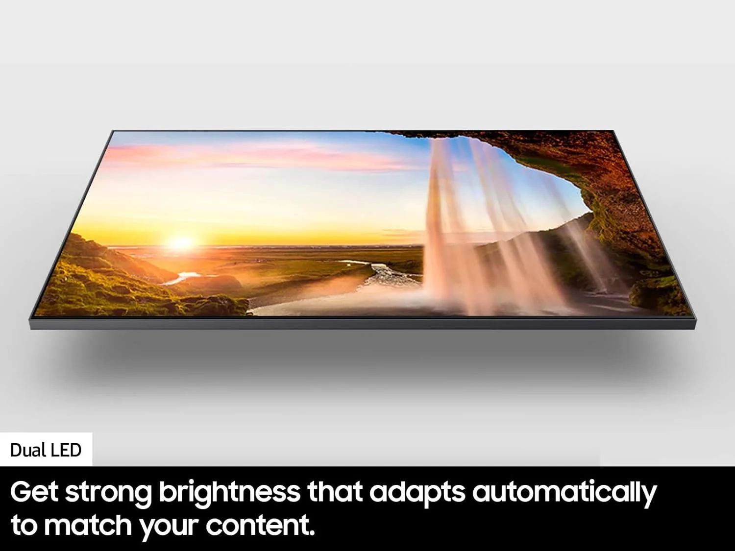 تلویزیون هوشمند 75 اینچی سامسونگ QLED 4K سری Q60D با Quantum HDR، صدای ردیابی اشیاء Lite، Motion Xcelerator، طراحی باریک، Gaming Hub و Alexa داخلی (مدل QN75Q60D، 2024)