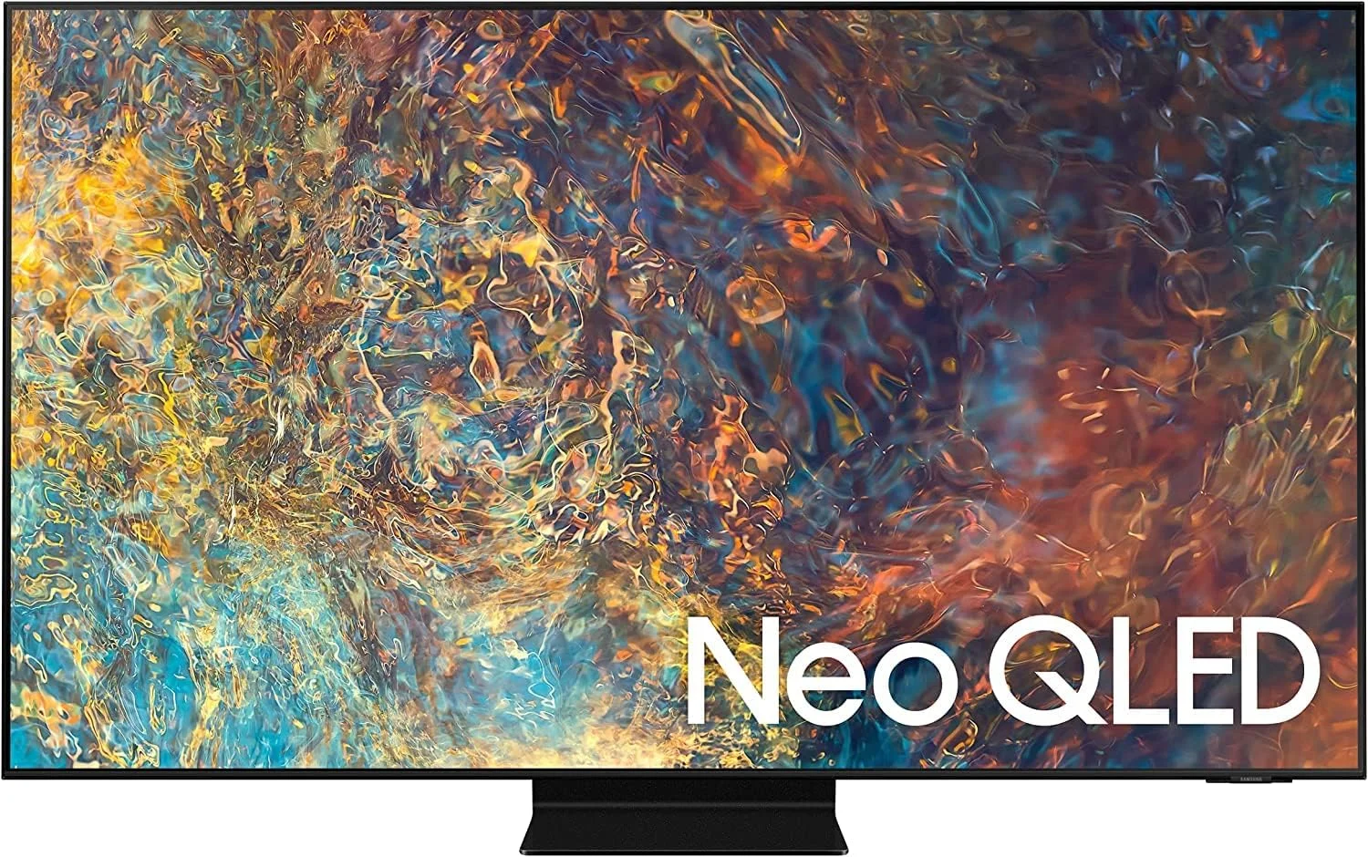 تلویزیون هوشمند سامسونگ QA55QN90A Neo QLED 4K HDR (مدل 2021) - تلویزیون هوشمند UHD Neo QLED با تکنولوژی Quantum Matrix (نسخه بین المللی) (بازسازی شده)