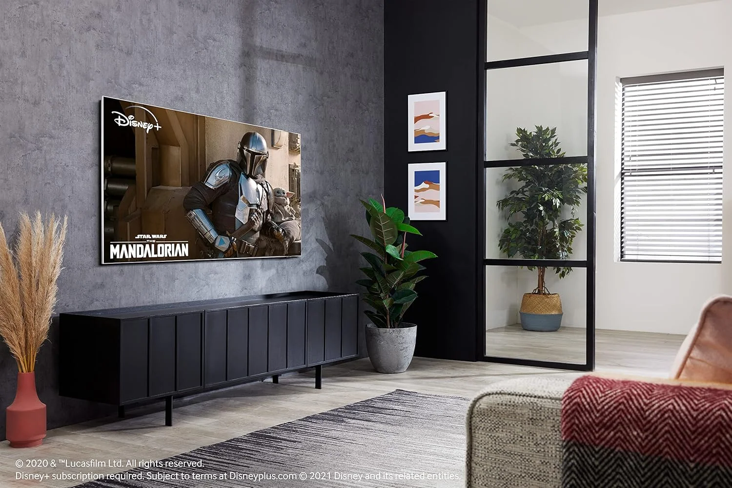 تلویزیون هوشمند سامسونگ QA55QN90A Neo QLED 4K HDR (مدل 2021) - تلویزیون هوشمند UHD Neo QLED با تکنولوژی Quantum Matrix (نسخه بین المللی) (بازسازی شده)
