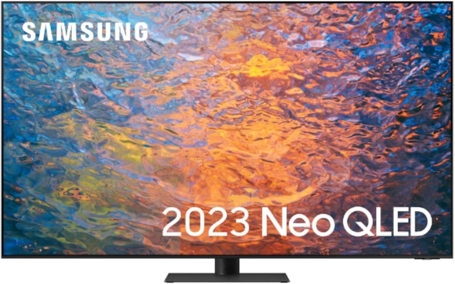 تلویزیون هوشمند 75 اینچی سامسونگ QN95C 4K Neo QLED HDR (مدل 2023) - تلویزیون هوشمند پرچمدار Neo QLED 4K با نرخ نوسازی 144 هرتز برای بازی، طراحی Infinity One، وب کم Slim Fit، حجم رنگ 100% و ضد انعکاس (بازسازی شده)