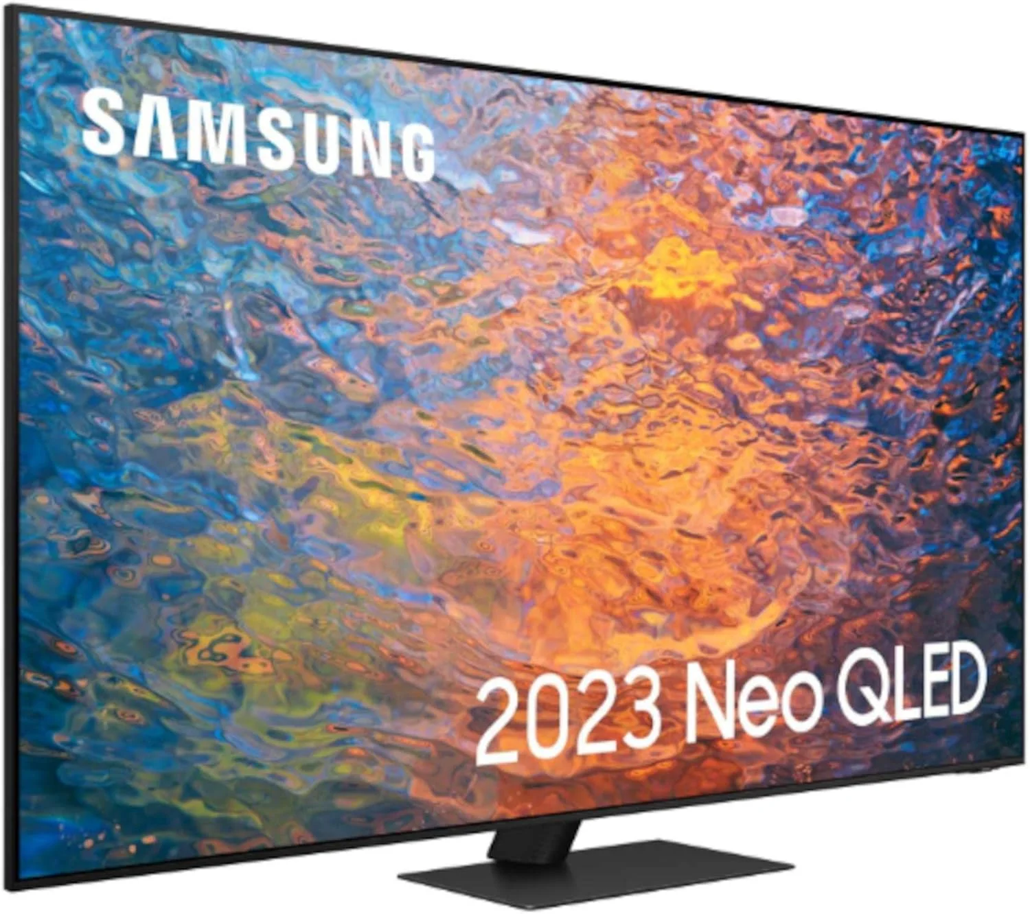 تلویزیون هوشمند 75 اینچی سامسونگ QN95C 4K Neo QLED HDR (مدل 2023) - تلویزیون هوشمند پرچمدار Neo QLED 4K با نرخ نوسازی 144 هرتز برای بازی، طراحی Infinity One، وب کم Slim Fit، حجم رنگ 100% و ضد انعکاس (بازسازی شده)